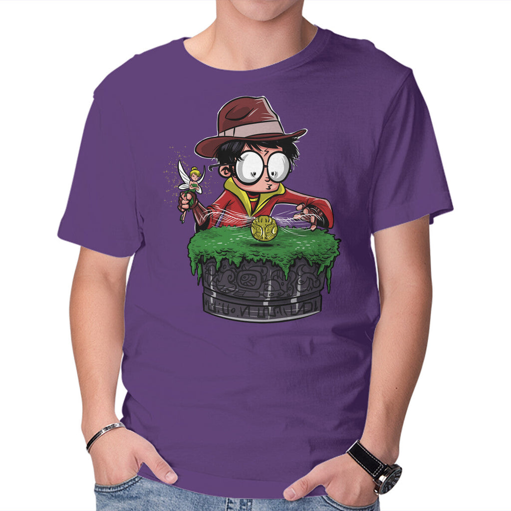 Indiana Potter – Movie Graphic T-Shirt in purple, product display