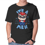 It's A Meh – Gaming Graphic T-Shirt in black, product display