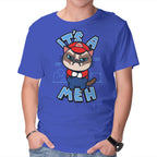 It's A Meh – Gaming Graphic T-Shirt in royal blue, product display
