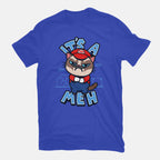 It's A Meh – Gaming Graphic T-Shirt in royal blue, flat-lay product view