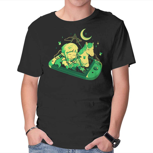 Chilling Hero – Gaming Graphic T-Shirt