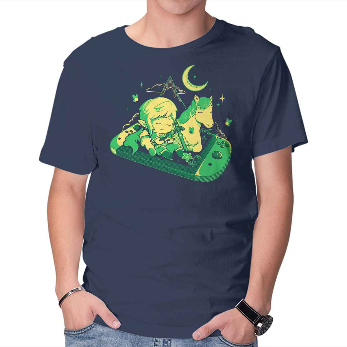 Chilling Hero – Gaming Graphic T-Shirt