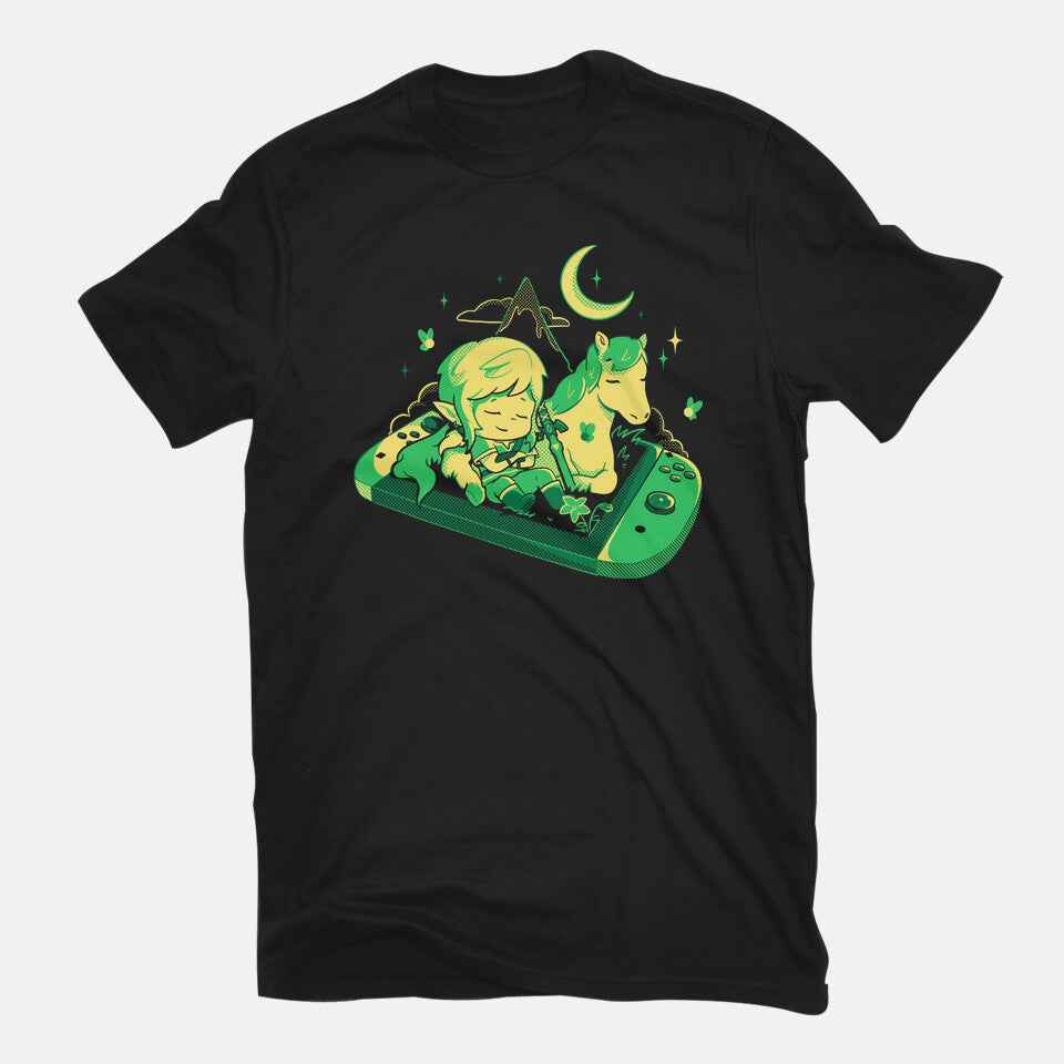 Chilling Hero – Gaming Graphic T-Shirt