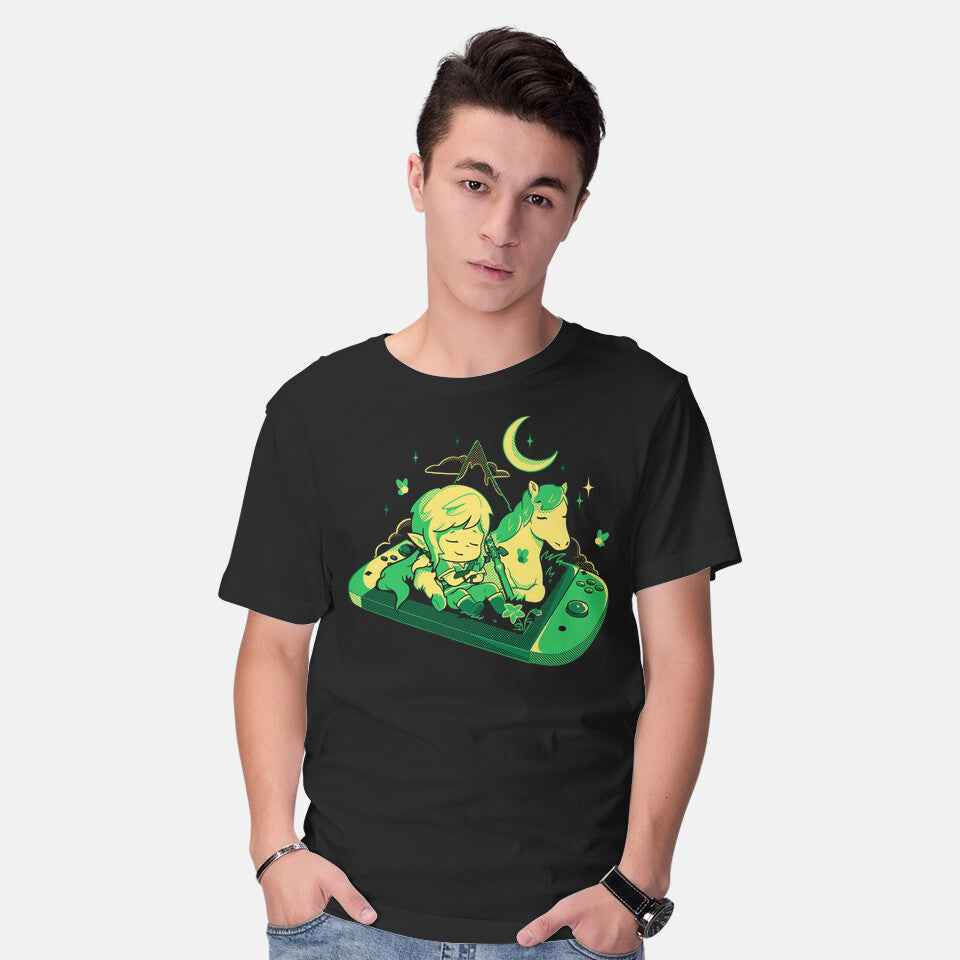 Chilling Hero – Gaming Graphic T-Shirt