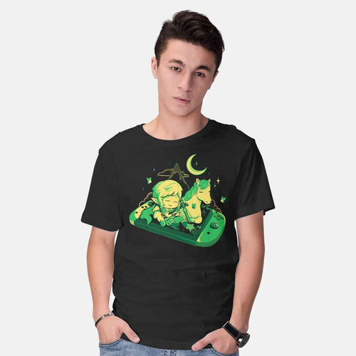 Chilling Hero – Gaming Graphic T-Shirt