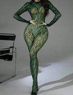 Fishnet Bodysuit Mesh Rave Lingerie