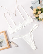 Lace Bra and Panty Underwire Lingerie Set