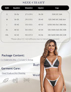 Ribbed Bra and Pany Set with Lace Trim