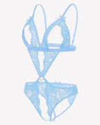 Lace Deep V Teddy Bodysuit