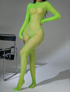 Fishnet Bodysuit Mesh Rave Lingerie