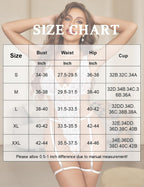 Lace Bodysuit Soft Deep V Nightwear