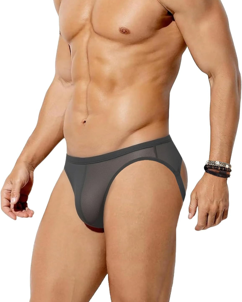 Men's Jock Strap Underwear Breathable Mesh Thong
