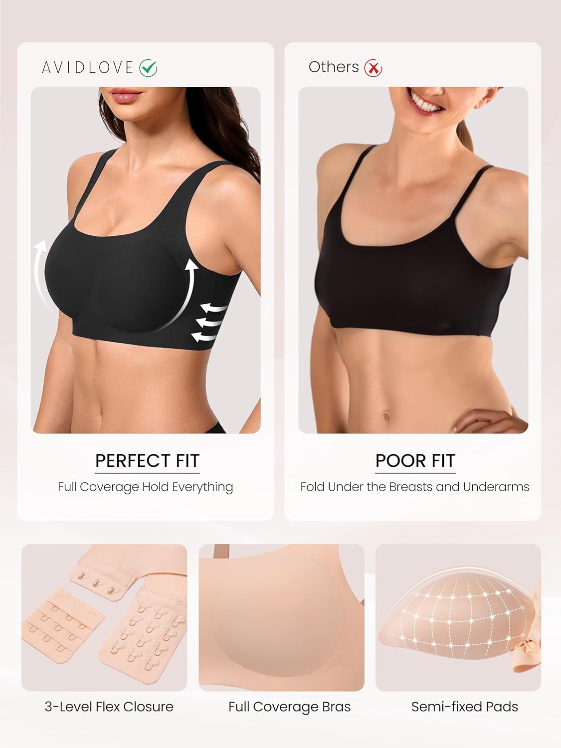 Wireless Bra No Underwire Jelly Bras