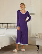 Long Sleeve Full Length Long Nightshirt (US Only)