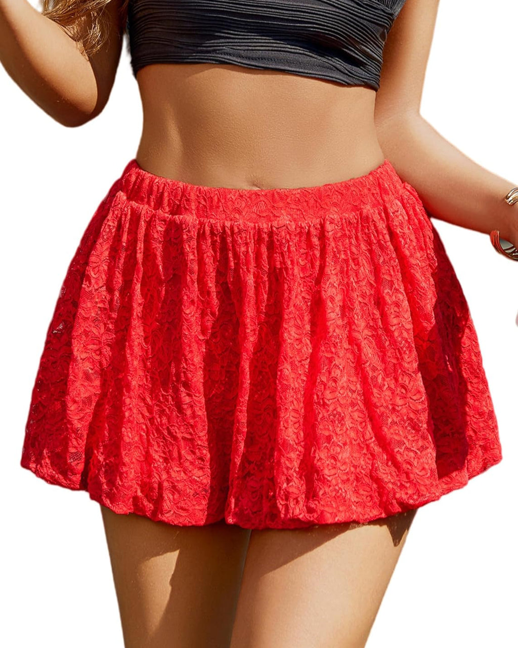 Y2k Going Out Skirts Pleated Bubble Skirt