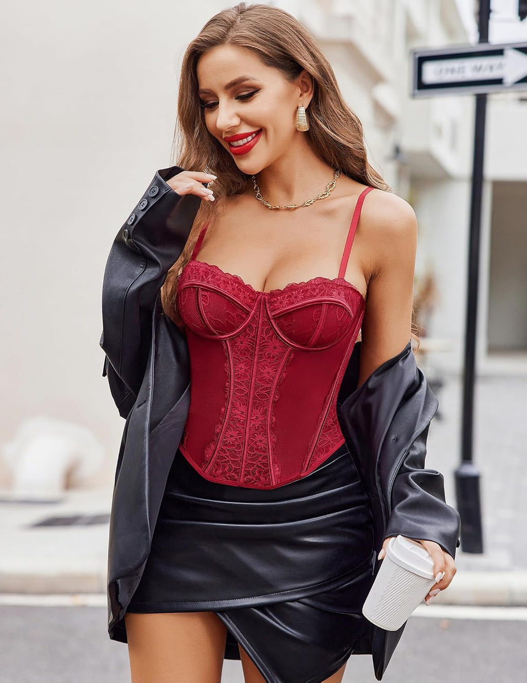 Corset Tops Lace Bustier Bralette
