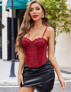 Corset Tops Lace Bustier Bralette