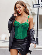Corset Tops Lace Bustier Bralette