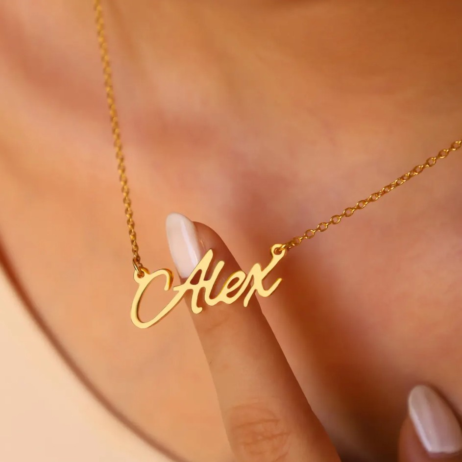 14K Gold Name Necklace,Personalized Jewelry,Custom Gold Necklace,Gift For Her,Personalized Necklace,Gift for Mom,Necklace for Her