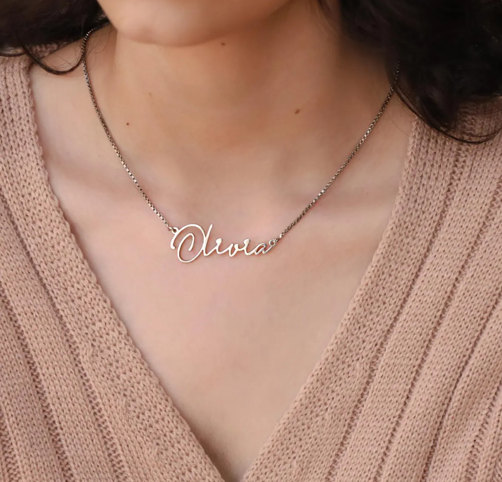 14K Gold Name Necklace,Personalized Jewelry,Custom Gold Necklace,Gift For Her,Personalized Necklace,Gift for Mom,Necklace for Her