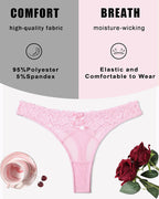Lace Thongs Low Waist Cheeky Panties