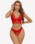 Lace Thongs Low Waist Cheeky Panties