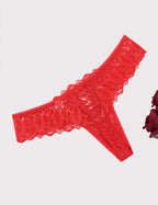 Lace Thongs Cross Back Underwear