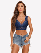 Lace Bra Non Padded Longline Bralette
