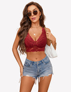 Lace Bra Non Padded Longline Bralette