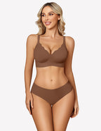 Seamless Bralettes Wireless Push Up Bra