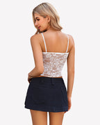 Lace Tops Going Out Cami Y2K Top