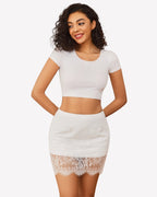 Half Slips Slip Skirt Lace Underskirt