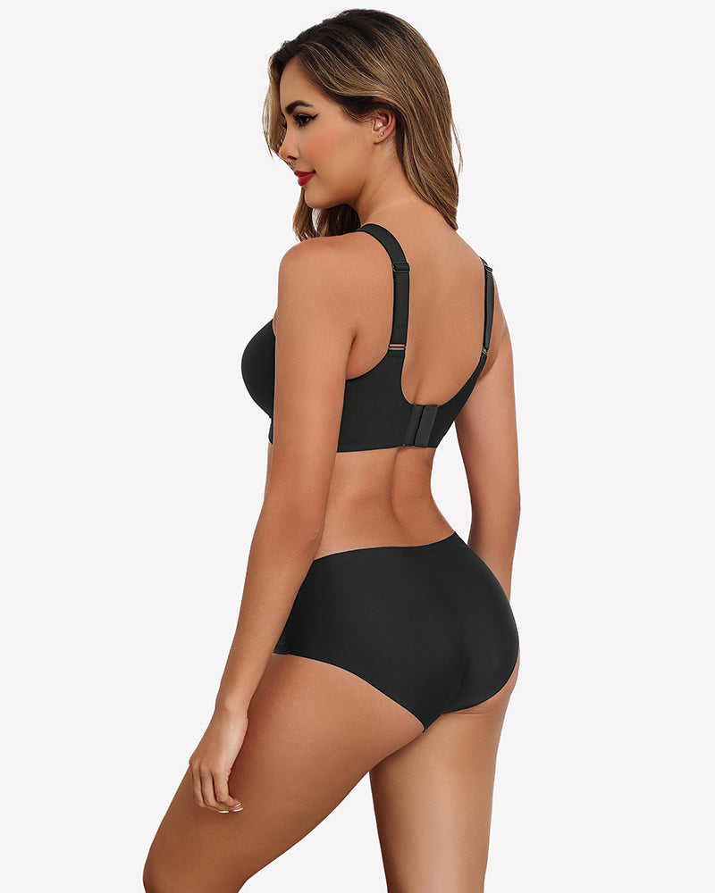 Seamless Push Up  Wireless Bra