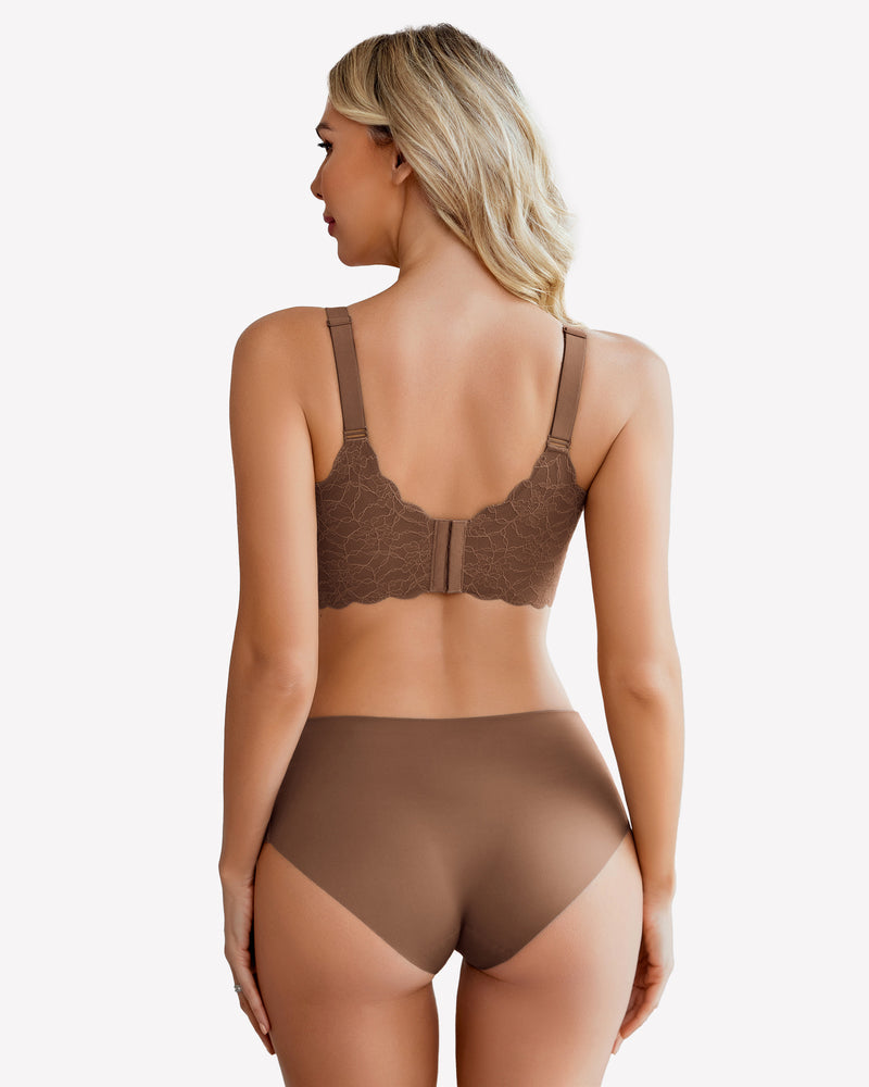 Wireless Full Coverage Lace Bra