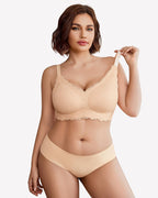 Wireless Full Coverage Lace Bra