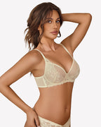Unlined Mesh Full Coverage Bras