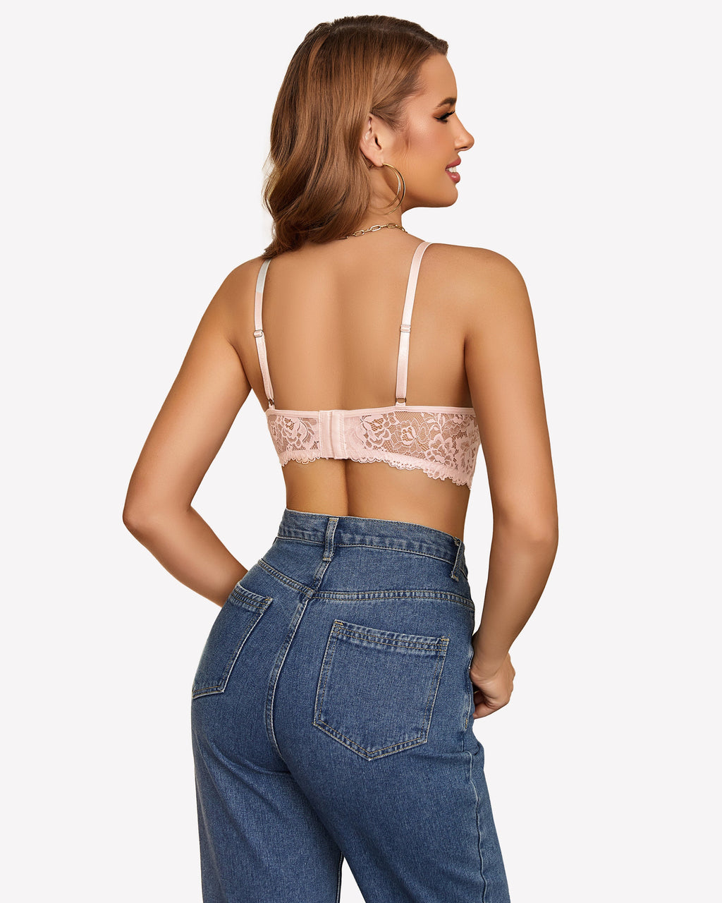 Lace Camisole Y2K Tank Top Wireless Bra