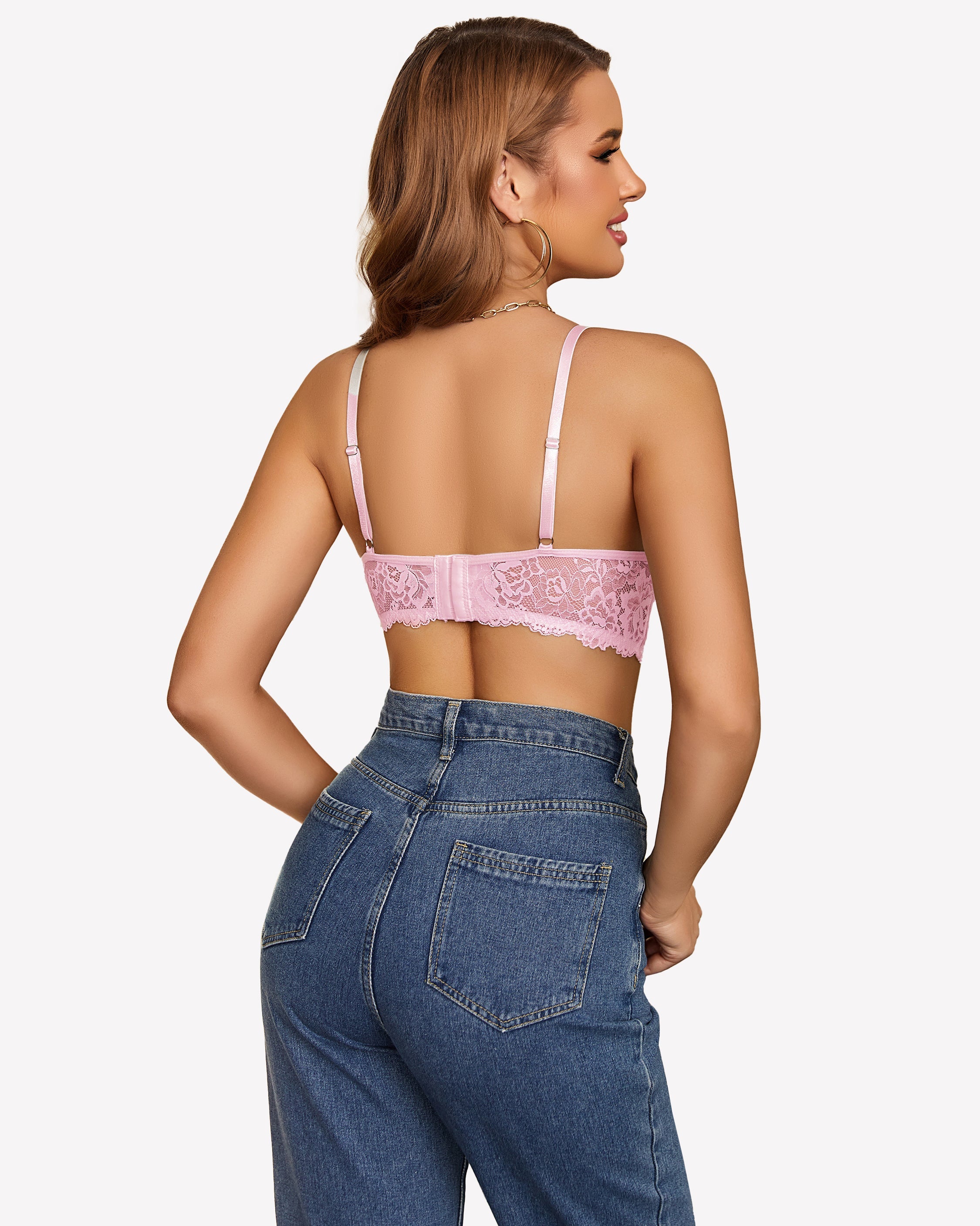 Pink Lace Y2K Tank Top