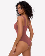 Sweetheart Neck Ruched Bodysuit