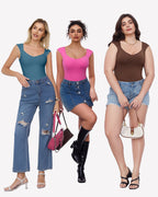 Seamless Tank Top Thong Body Suit