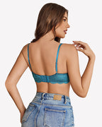 Lace Bra Sheer Underwire Unlined Bras