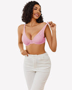 Sheer Underwire Unlined Plunge Bras