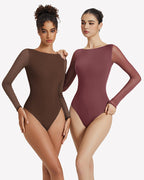 Mesh Long Sleeve Bodysuit