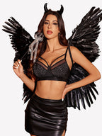 Rhinestone Wireless Bralettes Unlined Bra