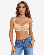 Lace Underwire Unlined Bra