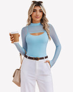 Long Sleeve Tops Bodysuits Two Piece Outfit