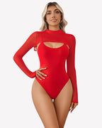 Long Sleeve Tops Bodysuits Two Piece Outfit