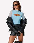 Long Sleeve Thong Bodysuit Shapewear