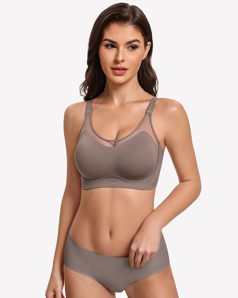 Wireless Jelly Bras Seamless Push Up T Bra