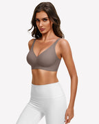 Jelly Bras Seamless Push Up Deep V Comfort Bra